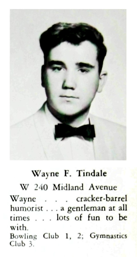 Wayne F. Tindale, Class of 1964